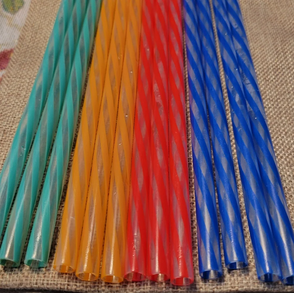 Colorful Party Straws Set